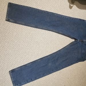 Levis 505 Regular Cut Blue Jeans